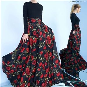 MacDuggal long sleeve prom homecoming pageant